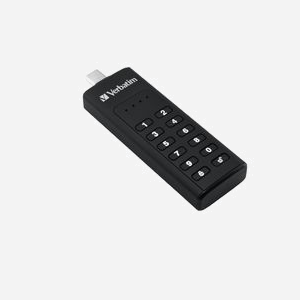 Verbatim Clé USB 3.0 32Go Sécurisée par Clavier AES 256-bit, Interface USB Type-A 3.2 Gen 1, Compatible Windows/macOS, Noir, 93.5x28x12mm - Miniature 1