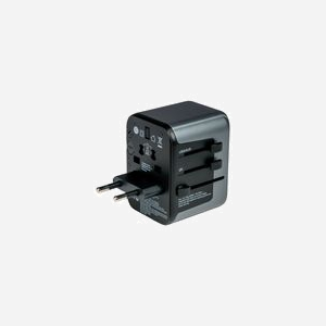 Verbatim 49545 Adaptateur Universel Secteur : Prise Universelle, 5 USB, 100-250V, 2500W max, Type A/B/C/E/F/G/I/J/L/N, 70x50x54mm - Miniature 4