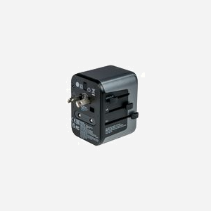 Verbatim 49545 Adaptateur Universel Secteur : Prise Universelle, 5 USB, 100-250V, 2500W max, Type A/B/C/E/F/G/I/J/L/N, 70x50x54mm