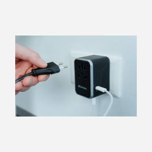Verbatim 49546 Chargeur Mobile 5 Ports USB - 2500W - Boîtier PC 75x50x54mm - Indicateur LED - Compatible appareils mobiles et tablettes - Miniature 5