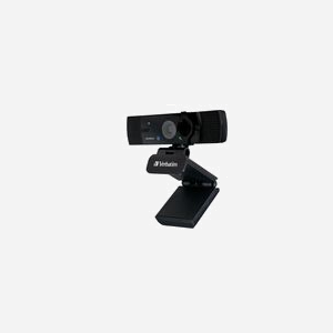 Webcam Verbatim AWC-03 4K Ultra HD 3840x2160 pixels USB 2.0 avec double microphone, champ de vision 120°, compatible Windows/macOS/Linux - Miniature 1