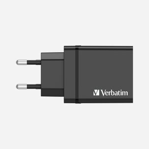 Verbatim 49700 Chargeur Secteur Universel Noir, 30W, 2x USB 2.0, 1x USB-C, Charge Rapide Power Delivery/Quick Charge 3.0, Protections Multiples - Miniature 5