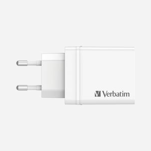 Verbatim 49701 Chargeur Secteur Universel Blanc - 2x USB 2.0, 1x USB-C, Micro-USB 3.2 Gen 1, Charge Rapide Power Delivery/Quick Charge 3.0, 30W - Miniature 5