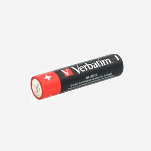 Verbatim Piles Alcalines AAA - 1.5V, Lot de 10, Dimensions 44.5mm x 1.05cm, Poids 11g, Référence 49874 - Miniature 2