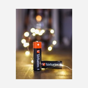 Verbatim Piles Alcalines AA - Pack de 10, 1.5V, Dimensions 1.45cm x 50.5mm, Technologie Alcaline, Poids 23g, Référence 49875 - Miniature 5