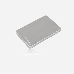 Verbatim Store 'n' Go ALU 1To Disque Dur Portable 2.5" USB 3.2 Gen 1 (5Gbit/s) Argent, Adaptateur USB-C, Nero Backup, compatible Windows/macOS, 150g - Miniature 1