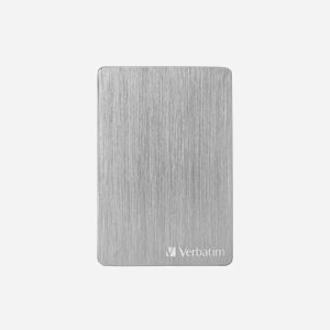Verbatim Store 'n' Go ALU 1To Disque Dur Portable 2.5" USB 3.2 Gen 1 (5Gbit/s) Argent, Adaptateur USB-C, Nero Backup, compatible Windows/macOS, 150g - Miniature 5