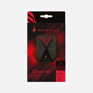 SureFire Gaming SSD Externe 1To, Micro-USB B 3.2 Gen 1, 2.5", Lecture 450Mo/s, Ecriture 430Mo/s, Noir/Gris, Windows/macOS, Logiciel Nero Backup - Miniature 4