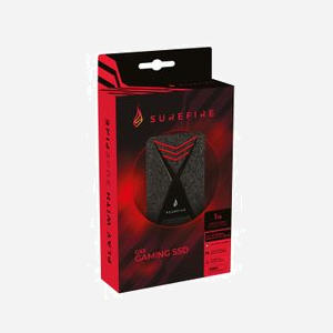 SureFire Gaming SSD Externe 1To, Micro-USB B 3.2 Gen 1, 2.5", Lecture 450Mo/s, Ecriture 430Mo/s, Noir/Gris, Windows/macOS, Logiciel Nero Backup - Miniature 3