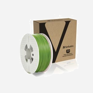 Verbatim Filament PLA Vert 1.75mm 1kg (Ref. 55324) : Température d'Extrusion 210°C, Module d'Élasticité 63MPa, Longueur 335m, Point de Fusion 168°C - Miniature 2