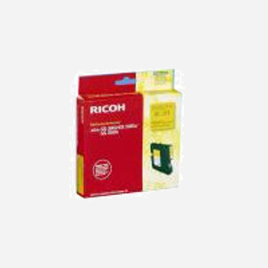 Cartouche d'encre gel jaune Ricoh 405535, rendement standard 1k, encre à pigments, pour Aficio GX3000, GX3050N, GX5050N - 1 pièce - Miniature 1