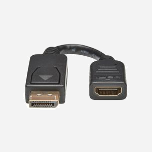 Tripp Lite P136-000 Adaptateur Vidéo DisplayPort Mâle vers HDMI Femelle 0.15m, Résolution 1920x1200 60Hz, Audio 7.1, RoHS, Noir - Miniature 3