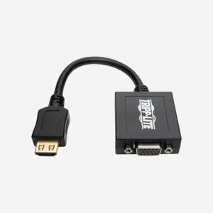 Tripp Lite P131-06N Adaptateur Vidéo HDMI vers VGA (D-Sub) 0.15m, Résolution 1920x1200, Connecteur Audio 3.5mm, Noir - Miniature 3