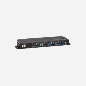 Tripp Lite B005-DPUA4 Commutateur KVM 4 Ports HDMI/DisplayPort 4K Ultra HD (4096x2160 @ 60Hz), USB 3.2 Gen 1, Audio 3.5mm, RoHS - Miniature 4