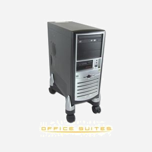 Fellowes Support Unité Centrale / Destructeur Office 8039001 - PC - Charge max 50kg - Noir/Argent - 330x130x200mm - Plastique - Miniature 3