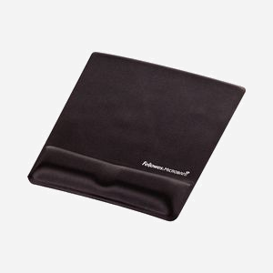 Fellowes Repose-poignet Noir 209.6x250.8mm Mémoire de Forme/Plastique 9181201, Épaisseur 2.22cm, Surface Monochromatique, Garantie 5 ans - Miniature 2