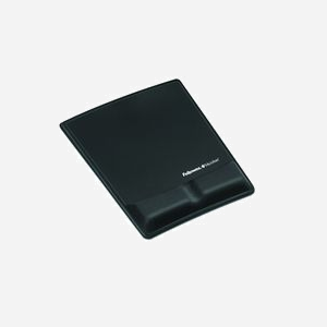 Fellowes Repose-poignet Noir 209.6x250.8mm Mémoire de Forme/Plastique 9181201, Épaisseur 2.22cm, Surface Monochromatique, Garantie 5 ans - Miniature 1