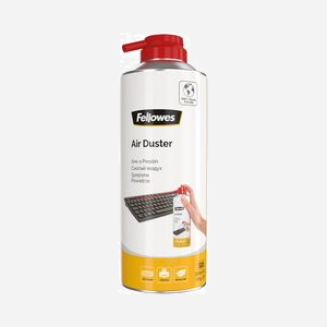 Fellowes Nettoyeur Air Comprimé 350ml pour Clavier et Équipement Électronique, Aérosol Métal 65x65x185mm, Réf: 9974906