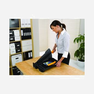 Massicot Fellowes Stellar A4 - Coupe 20 feuilles (80g) - Lame acier inoxydable - Longueur 32cm - Base métal graduée 595x272x100mm - Miniature 2