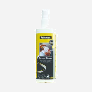 Fellowes Spray Nettoyant Écran 250ml pour LCD/TFT/Plasma - Pompe de vaporisation antistatique, <1% alcool - Dimensions 52x52x188mm, 280g - Miniature 1