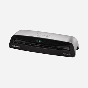Plastifieuse Fellowes Neptune 3 - Vitesse 600 mm/min, Largeur max. 32 cm, 4 rouleaux, Écran intégré, Préchauffage 1 min, Épaisseur max. 0.175mm