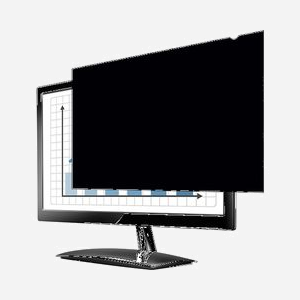 Fellowes PrivaScreen 27" (68.6cm) Filtre de confidentialité sans bords 16:9 LCD (335x597mm) anti-reflet, angle de vue 30°, résistant aux rayures, compatible écran tactile. - Miniature 3