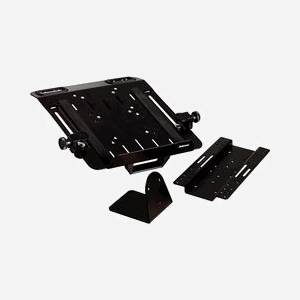 Fellowes Vista Kit d'Extension pour Bras Professional Series - Support Écran jusqu'à 17" (43.2cm), Charge Max 4.5kg, VESA 75/100, Fixation Bureau Acier Noir