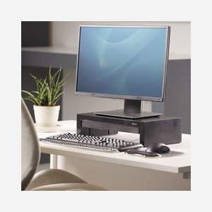 Fellowes 9653401 Tapis de souris 235x200mm Noir/Blanc Motif Polypropylène (PP) avec Repose-poignets et Base Antidérapante - Miniature 5
