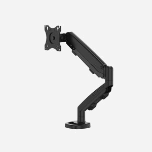 Fellowes 9683101 Support écran bureau jusqu'à 40", 8kg, VESA 75/100, Bras extensible 53.8cm, Fixation Collier/Passe-fil, Inclinaison +/-90°, Pivot 360° - Miniature 2