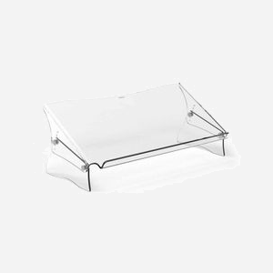 Fellowes 9731301 Bac de Rangement Acrylique Transparent A3/A4 278x536x160mm, Réglable, Antidérapant, avec Poignées - Miniature 3