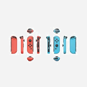 Nintendo Joy-Con Bleu/Rouge Bluetooth pour Nintendo Switch, contrôle analogique/numérique, accéléromètre & gyroscope, batterie 20h - Miniature 4
