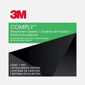 3M Système de Fixation COMPLY BZ pour ordinateur portable 10.1", Filtre de confidentialité 43.94cm, Dimensions 12.7x12.7cm, Poids 9.07g - Miniature 1