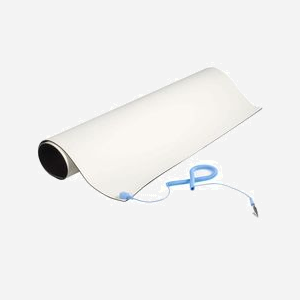 StarTech.com M3013 : Tapis Antistatique Beige 600 x 700 x 2 mm, Conforme Normes IBM & Armée US, Dissipation ESD, Protection Équipement Informatique