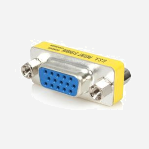 StarTech.com GC15HSF Changeur de genre VGA Femelle/Femelle HD15 slim, connecteurs nickelés, Argent, RoHS, CE, REACH, dimensions 17x30x17mm, 10g