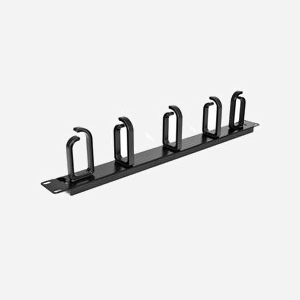 StarTech.com CABLMANAGER2 : Panneau de Gestion de Câbles 1U 19" en Acier Noir, 5 Anneaux ABS Pivotants, Conforme TAA, 483x88.6x43mm - Miniature 4