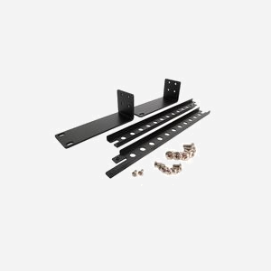 StarTech.com SV431RACK Équerres de Fixation Rack 1U Noires - Compatibilité SV431 - Profondeur 220mm - Kit de Montage avec Vis et Support de Câble - Miniature 1
