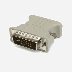 StarTech.com Adaptateur DVI-I Mâle vers VGA Femelle DVIVGAMF Beige - Connecteurs DVI-I (M) et VGA (F) - Conforme RoHS - 28g
