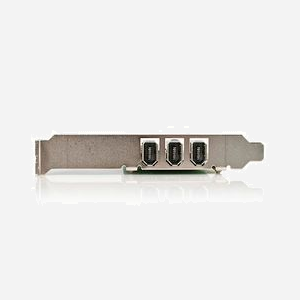 StarTech.com Carte Adaptateur PCI vers FireWire 400 IEEE 1394a 4 Ports (3 Externes, 1 Interne), Chipset Texas Instruments TSB12LV26, Windows/macOS/Linux - Miniature 3