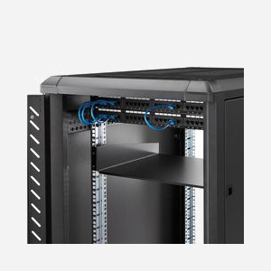 StarTech.com CABSHELF Étagère Rack Serveur 2U Cantilever Universelle 19" Acier 20kg Profondeur 400mm Noir avec Vis et Écrous Cages M6 - Miniature 4