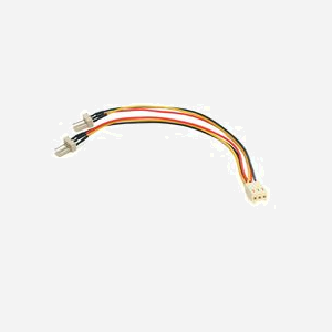 StarTech.com TX3SPLITTER Câble Y d'Alimentation Ventilateur 3-Pin, 15cm, Connecteurs Molex Mâle vers Femelle, Répartition Alimentation Ventilateurs PC - Miniature 1