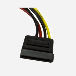 StarTech.com Adaptateur Alimentation Molex vers SATA - LP4 Mâle vers SATA Femelle 15cm - Câble 0.15m - Connecteurs Droit - RoHS, REACH, CE - Miniature 3