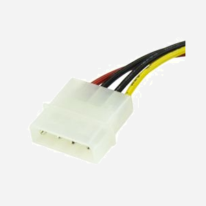 StarTech.com Adaptateur Alimentation Molex vers SATA - LP4 Mâle vers SATA Femelle 15cm - Câble 0.15m - Connecteurs Droit - RoHS, REACH, CE - Miniature 2