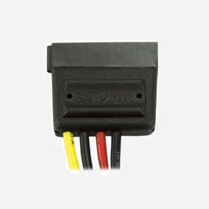 StarTech.com Adaptateur Alimentation Molex vers SATA - LP4 Mâle vers SATA Femelle 15cm - Câble 0.15m - Connecteurs Droit - RoHS, REACH, CE - Miniature 4
