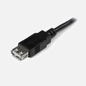 StarTech.com Rallonge USB 2.0 A Mâle vers A Femelle - 15.2cm - 480 Mbit/s - Contacts Nickel - Noir - Conforme RoHS, UL, CE, REACH - Miniature 4