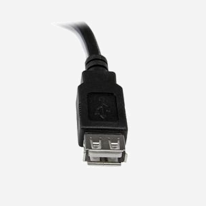 StarTech.com Rallonge USB 2.0 A Mâle vers A Femelle - 15.2cm - 480 Mbit/s - Contacts Nickel - Noir - Conforme RoHS, UL, CE, REACH - Miniature 5
