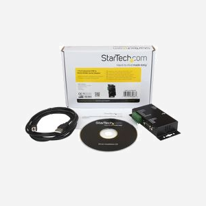StarTech.com Adaptateur USB vers RS422/RS485 DB9 isolé ICUSB422IS - USB B mâle vers RS-422/485 DB9 femelle - Isolation 5V - Windows/macOS/Linux - Miniature 4