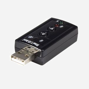 StarTech.com ICUSBAUDIO7 : Adaptateur Audio USB 7.1 Virtuel, Contrôle Volume Externe, Chipset C-Media CM108, Compatible Windows XP à Windows 10, Dimensions 57x25.4x14mm - Miniature 1