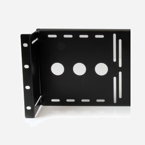 StarTech.com RKLCDBK Support Rack 19" 4U pour Écran LCD VESA 75/100 Acier Noir - Profondeur Montage Réglable 0-8.89cm - Conforme EIA RS310-D - Miniature 2