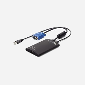 StarTech.com NOTECONS01 Adaptateur KVM USB 2.0 Crash Cart pour PC Portable, VGA vers USB, Support Windows, macOS, Linux