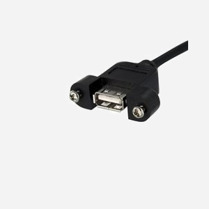 StarTech.com Adaptateur Interne USBPNLAFHD1: Câble 0.3m, Connecteur Carte Mère 5-Pin vers USB-A Femelle Montable sur Boîtier, USB 2.0, Noir - Miniature 2